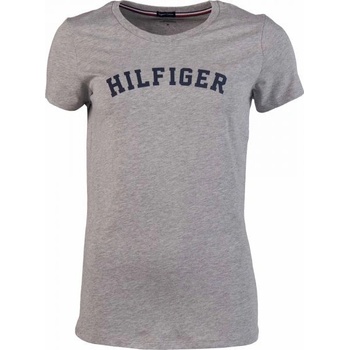 Tommy Hilfiger SS Tee Print melange šedé