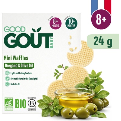 Good Gout BIO Wafle s oregánem a olivovým olejem 24 g