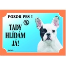 Dafiko Tabuľka francúzsky buldog svetlý 1 ks
