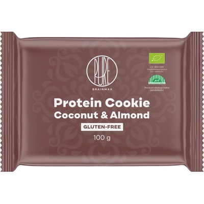 BrainMax Pure Protein Cookie Arašidy & Čokoláda BIO 100 g