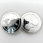 HARAHU Монета Ripple Coin - Сребърна KP13382