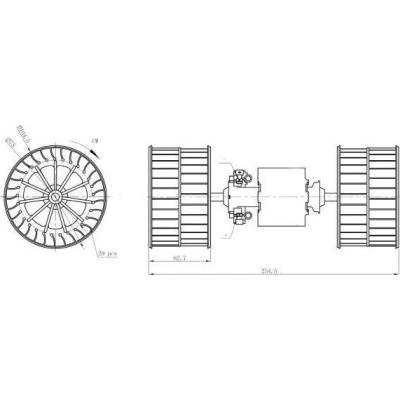 Vnitřní ventilátor NRF 34284