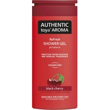 Authentic Toya Aroma Black Cherry aromatický sprchový gel 400 ml