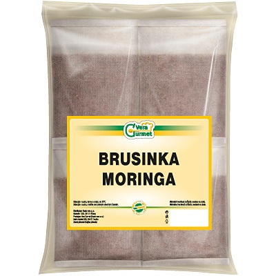 Vera Gurmet Gastro čaj Brusinka Moringa 20 x 50 g