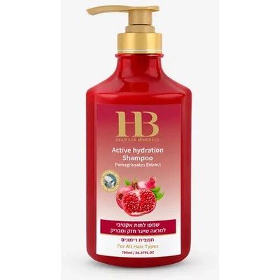 HB Dead Sea šampón pre všetky typy vlasov s granátovým jablkom 780 ml