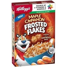 Kellogg's Frosted Flakes kukuřičné cereálie s příchutí skořice a javorového sirupu 435 g