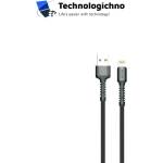 Nordic Кабел Nordic USB-A - Lightning Braided 40W 2m (3800165106602)