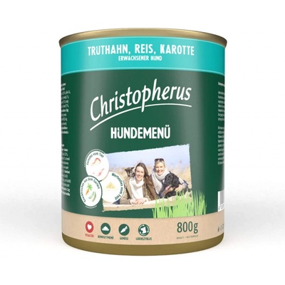 Christopherus krocan s rýží a mrkví 12 x 800 g