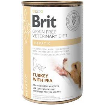 Brit Veterinary Diet Dog Grain Free Hepatic Turkey with Pea 400 g