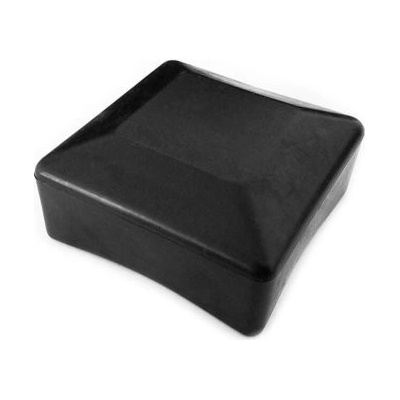 Krytka sloupku čtvercového průřezu plastová 80 x 80 mm - černá převlečná, balení 1 ks