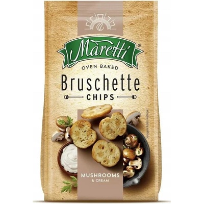 Maretti Bruschette pečené suchary Houby a smetana 140 g