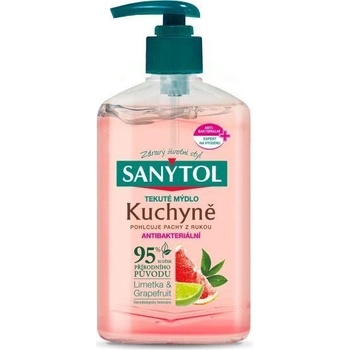 Sanytol mydlo tekuté kuchyne limetka a grapefruit 250 ml