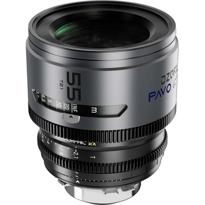 DZOFILM Pavo 2x Anamorphic 55 mm T2,1 pro PL/EF S35v metric Blue Coating
