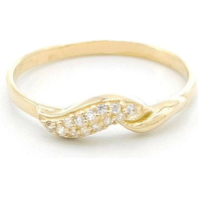 B&B Goldinvestic Zlatý vlnka se zirkony N5570