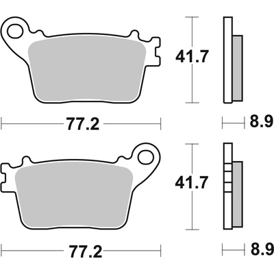 BREMBO Brzdové doštičky 07HO59SP SP