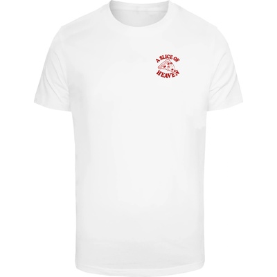 Mister Tee Тениска Slice Of Heaven Pizza Tee white XXLUB-MT3928-00220 - Тъмносив, размер XS