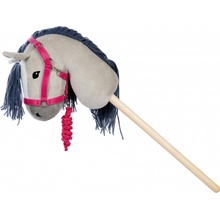 Ohlávka s vodítkem pro hobby horse koníka By Astrup Halter And Rope Pink