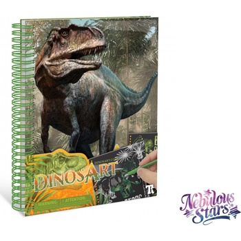 Nebulous Stars Dinosaurí vyškrabovací deníček
