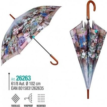 Perletti 26263 time Landscape deštník dámský automatický vícebarevný