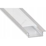 SmartLED Вграден профил за led ленти 1 м сребрист/бял (sd0105)