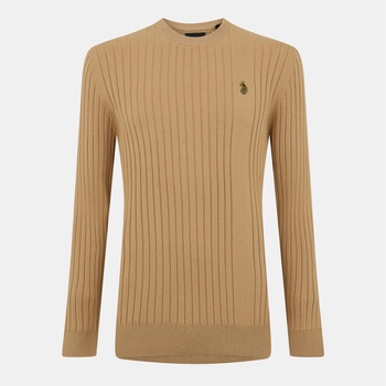 Luke Блуза Luke Men's Knitted Crew Sweatshirt - Biscuit