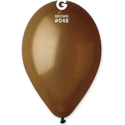 SMART BALLOONS 100 ks hnedé 26 cm pastelové G90 48