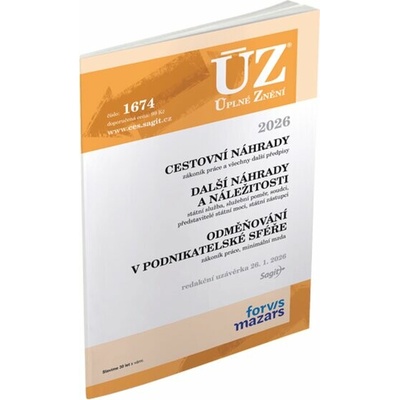 ÚZ 1674 Cestovní náhrady - Sagit