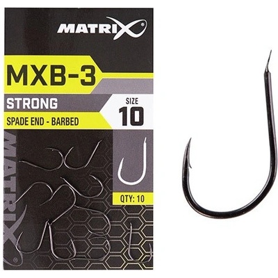 Matrix MXB-3 Barbed Spade End Black Nickel vel.16 10 ks