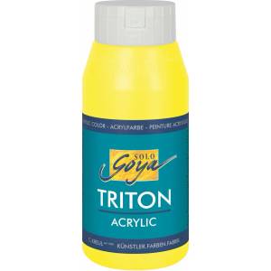 Kreul Solo Goya Triton АКРИЛНА боя Fluorescent Yellow 750 ml 1 бр (17061)
