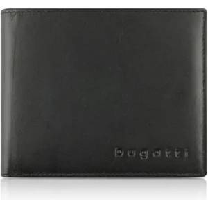 Bugatti Кожен портфейл Bugatti Super Slim With Flap, черен (49 1902 01)
