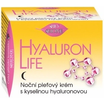 Bione Cosmetics Hyaluron Life s kyselinou hyaluronovou noční pleťový krém 51 ml