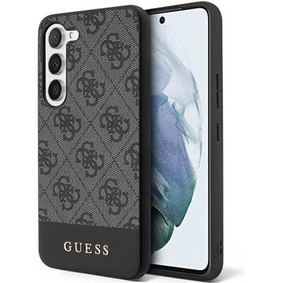 GUESS Гръб Guess 4G Stripe Case за Samsung Galaxy S24 - Сив