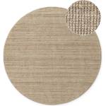 Hanse Home Кръгъл килим от юта в кафяво-сив цвят ø 160 cm Bouclé Jaipur - Hanse Home (105975-160)