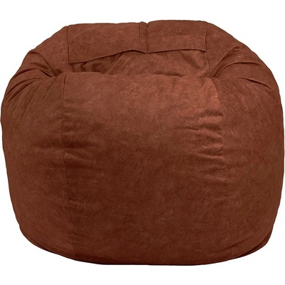 PUFRELAX Барбарон 600л. King Size - Terra, Перящ се калъф, Трансформира се в легло, Пълнеж с микс от мемори пяна и дунапрен, Гама Premium, 8930 (PUF-M-K-PT-TER)