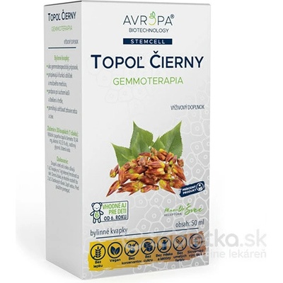 AVROPA Topoľ Čierny bylinné kvapky 50 ml