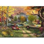 Schmidt Spiele - Puzzle Thomas Kinkade: Disney: The Fox and the Hound - 1 000 piese