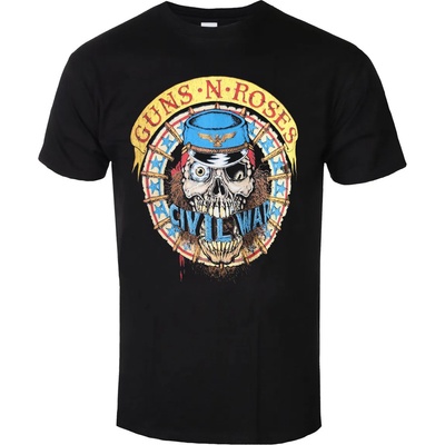 ROCK OFF мъжка тениска Guns N' Roses - Skull Circle - ROCK OFF - GNRTS67MB