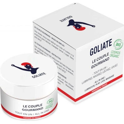 Goliate Jedlý masážní a lubrikační olej 2v1 The Gourmet Couple BIO s oříškovou vůní a chutí 50 ml