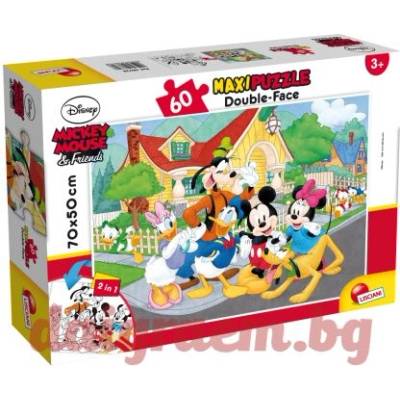 Lisciani Пъзел lisciani 66728 - 60 части - Мики Маус, двулицев пъзел (li66728)