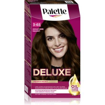 Schwarzkopf Palette Deluxe перманентната боя за коса цвят 3-65 Chocolate Brown