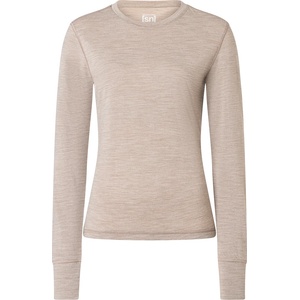 super. natural Дамска долна блуза с дълъг ръкав Super. natural Women's Tundra 175 L/S Longsleeve - Vintage Khaki Melange - размер XL (114-2945-0615)