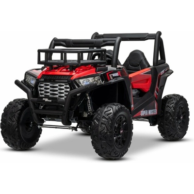 Beneo elektrické autíčko UTV 24V dvoumístné 2 x 200 W Motor Eva kola odpružené nápravy červená