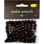 Galeria Hobby Wooden beads dark brown 9mm approx 26g