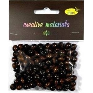 Galeria Hobby Wooden beads dark brown 9mm approx 26g