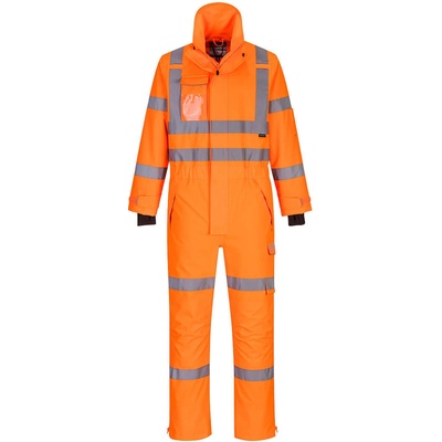 Portwest extreme coverall s593 / Светлоотразителен гащеризон за екстремни метеорологични условия - hv оранжев xxxl (s593orrxxxl)