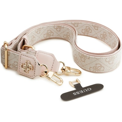Popruh Guess Crossbody PU 4G Metal Logo Pink 140409 – Hledejceny.cz