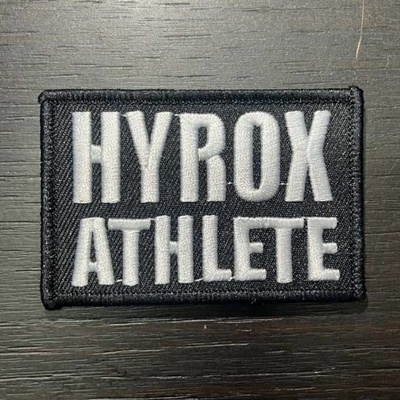 Workout nášivka HYROX ATHLETE se suchým zipem