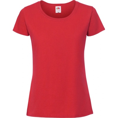 Fruit of the Loom Lady-Fit Iconic 195 T COT-16142400400 Červená