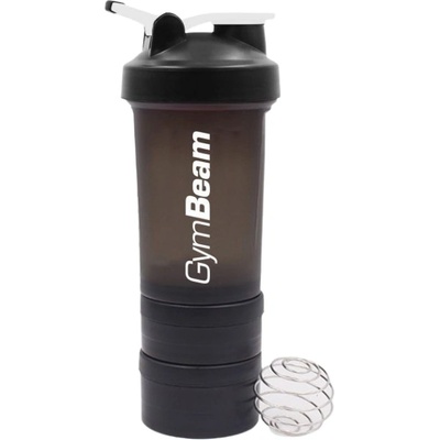 GymBeam Multi-Storage Blend Bottle Shaker Black White | 600 ml [600 мл]
