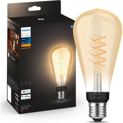 Philips 8719514343061 Hue White Filament žiarovka E27 ST72 V2 7W/550lm 2100K